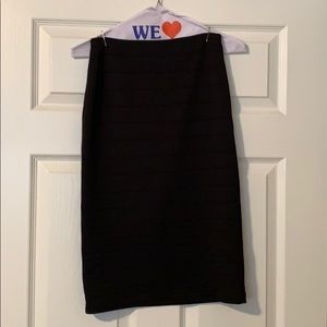 Topshop Black Pencil Skirt